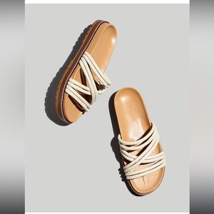 Madewell The Charley Strappy Slide Sandal NWT